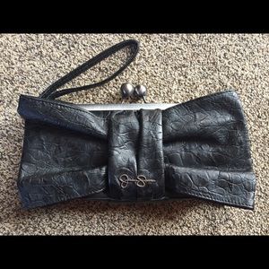 Jessica Simpson Black Wristlet/Clutch